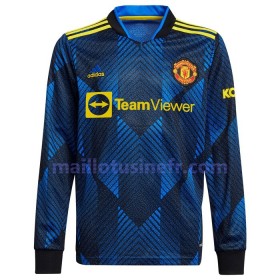 Maillot de Foot Manchester United Troisième 2021-22 Manches Longues